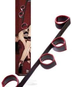 Adam and Eve 24.5" Spreader Bar plus Vegan Leather Ankle & Wrist Cuffs