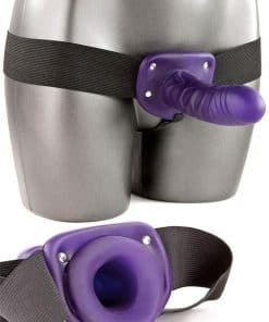 Adam and Eve 6" Hollow Strap On Dildo