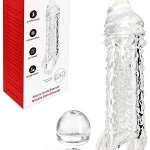 Adam and Eve Adams Crystal 9" Penis Extension with Ball Strap