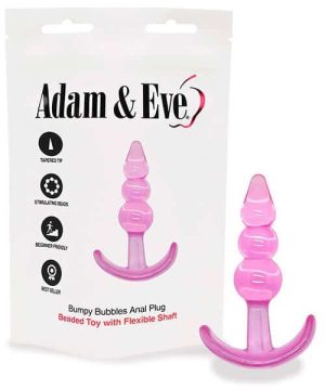 Adam and Eve Bumpy Bubbles 4.25" Butt Plug