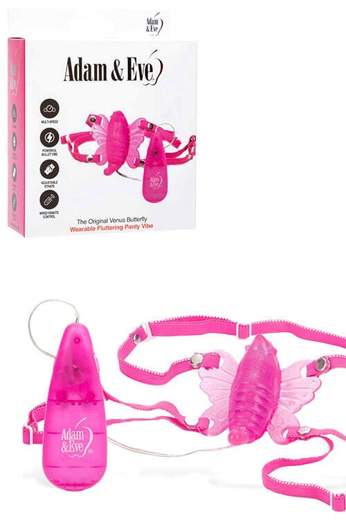 Adam and Eve Butterfly Wearable Fluttering Panty Vibrator Adam and Eve Butterfly Wearable Fluttering Panty Vibrator