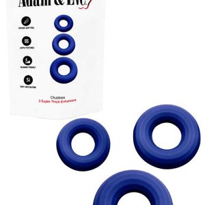 Adam and Eve Chubbies 3 Piece Cock Ring Set