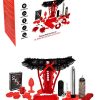 Adam and Eve Deluxe Red Hot Sex 13 Piece Bondage Kit