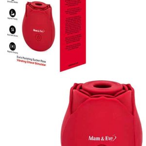 Adam and Eve Eves 2.5" Ravishing Rose Suction Clitoral Vibrator