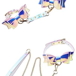 Adam and Eve Fairy 5pce Faux Leather Couples Bondage Set