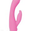 Adam and Eve G Gasm 8" Curved Silicone Rabbit Vibrator
