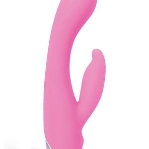 Adam and Eve G Gasm 8" Curved Silicone Rabbit Vibrator