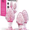 Adam and Eve Glitter Gem 3 Piece Anal Training Kit