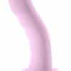 Adam and Eve Heart Throbber G Spot 7" Silicone Vibrating Dildo with Suction Cup Base