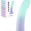 Adam and Eve Ombre Curve 6.75" Silicone Dildo