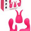 Adam and Eve Peak Wand Vibrating Massager 3 Piece Attachment Set