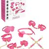 Adam and Eve Pretty Naughty In Pink 10 Piece Bondage Set