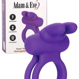 Adam and Eve Rockin' Rabbit 1.75" Vibrating Couples Ring