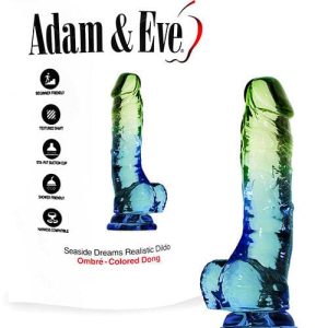 Adam and Eve Seaside Dreams 7.5" Realistic Ombre Dildo with Suction Cup Base