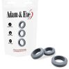 Adam and Eve Silicone 3 Piece Cock Ring Set