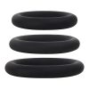 Adam and Eve Stamina 3 Piece Silicone Cock Ring Set