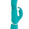 Adam and Eve Thrusting 9" Silicone Rabbit Vibrator