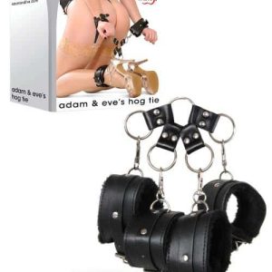 Adam and Eve Vegan Leather & Faux Fur Hog Tie Kit (5 Pce)