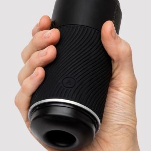 Arcwave Pow Silicone Dual-Entrance Suction Control Male Masturbator - Black