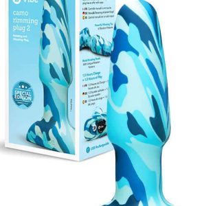 B-Vibe Camo Rimming & Vibrating 6" Butt Plug 2