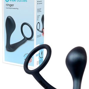 B-Vibe Ringer 4.1" Cock Ring & Prostate Plug