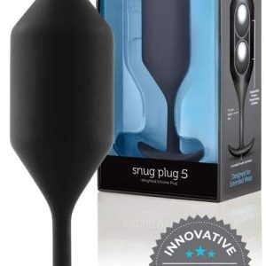 B-Vibe Weighted Silicone 6.3" Snug Butt Plug 5 (350g)