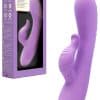 Blush Evelyn 8" Liquid Silicone Rabbit Vibrator
