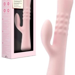 Blush Jaymie 9.25" Expanding Silicone Rabbit Vibrator