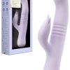 Blush Rylee 9.25" Thrusting Silicone Rabbit Vibrator