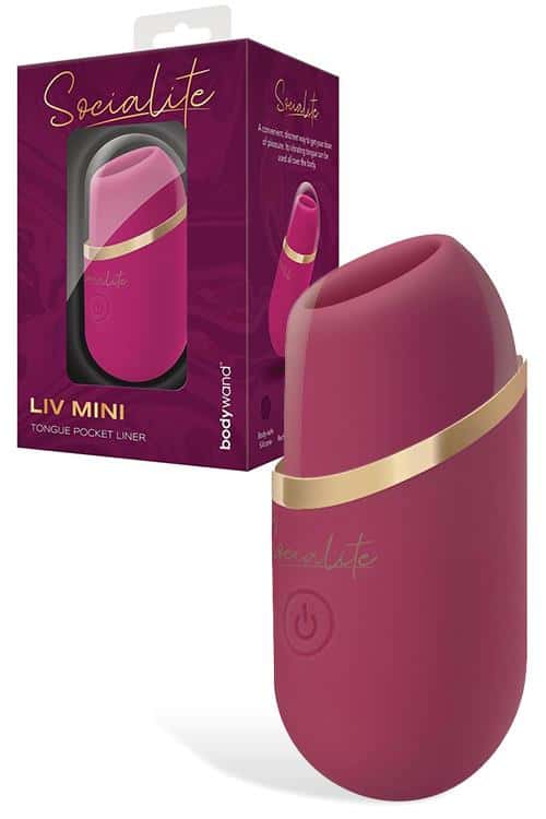 Bodywand Liv Mini Pocket Licker 3.3" Clitoral Stimulator Bodywand Liv Mini Pocket Licker 3.3" Clitoral Stimulator