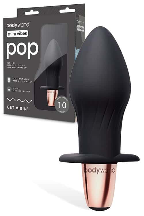 Bodywand Pop 4.25" Mini Vibrating Butt Plug Bodywand Pop 4.25" Mini Vibrating Butt Plug