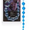 Calexotics 11" Blue Pliable Cord Anal Beads