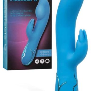 Calexotics 8.25" Inflatable G Spot Rabbit Vibrator