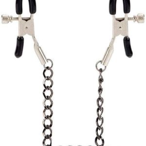 Calexotics Adjustable Metal Nipple Clamps & Connecting Chain