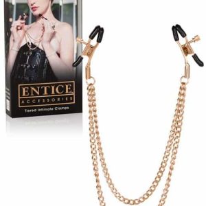 Calexotics Adjustable Nipple Clamps & Double Chain