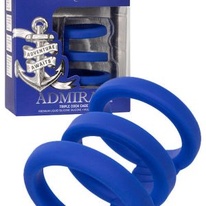 Calexotics Admiral Silicone Triple Cock & Ball Cage