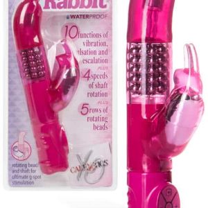 Calexotics Advanced G 8.5" Rotating Beaded Rabbit Vibrator