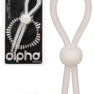 Calexotics Alpha Liquid Silicone 7.5" Dual Lasso Cock Ring