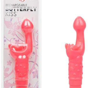 Calexotics Butterfly Kiss 2.75" Mini Rabbit Vibrator with Fluttering Clitoral Teaser