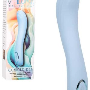 Calexotics Contoured G 9" Silicone G Spot Vibrator