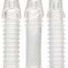 Calexotics Dual Textured Penis Extensions (3 Pce Kit)