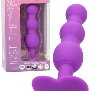 Calexotics First Time 4.25" Triple Beaded Anal Probe