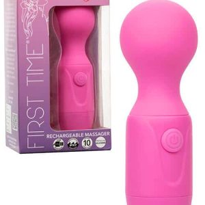 Calexotics First Time 4.75" Rechargeable Wand Massager