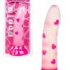 Calexotics Glow Stick Heart 6" Dildo with Decorative Heart Patterns