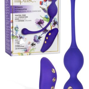 Calexotics Impulse Remote Controlled 4":Electro Stimulation Kegel Exerciser