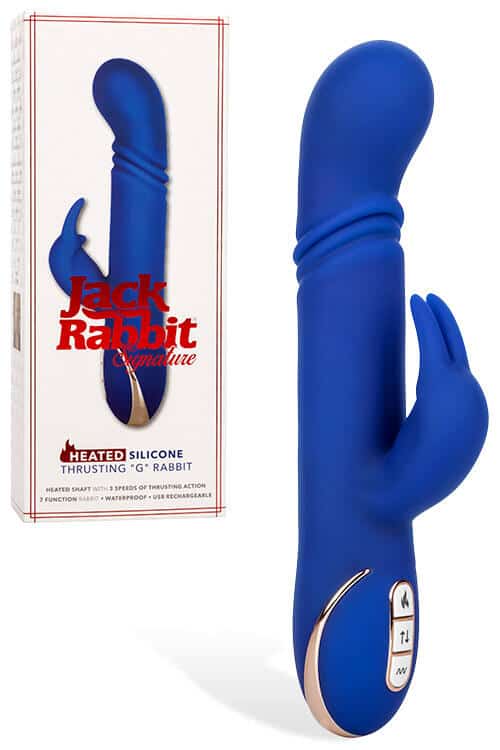 Calexotics Jack Rabbit Signature 9" Heated & Thrusting Rabbit Vibrator Calexotics Jack Rabbit Signature 9" Heated & Thrusting Rabbit Vibrator