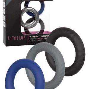 Calexotics Link Up Extreme 3 Piece Cock Ring Set