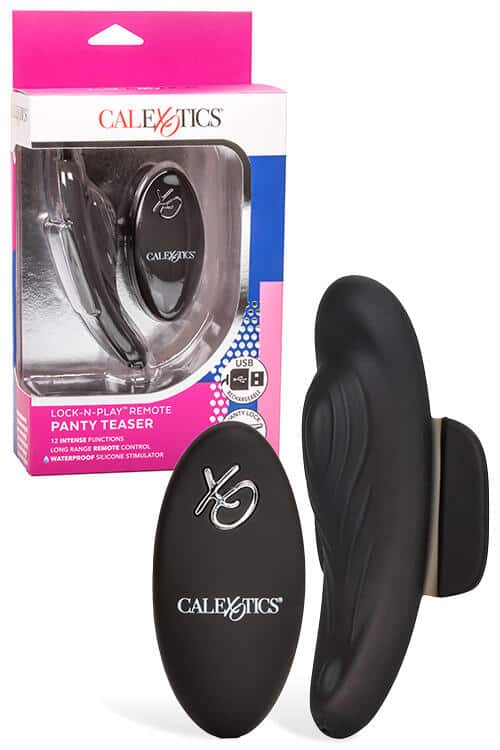 Calexotics Lock N Play 4.5" Remote Controlled Panty Vibrator Calexotics Lock N Play 4.5" Remote Controlled Panty Vibrator