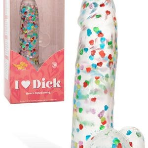 Calexotics Naughty Bits 7" Heart Filled Dildo