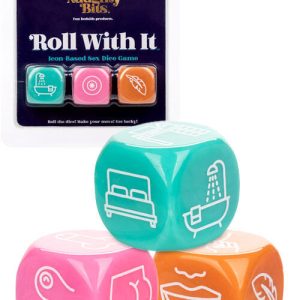 Calexotics Naughty Bits Roll It 3 Piece Icon Based Sex Dice Game